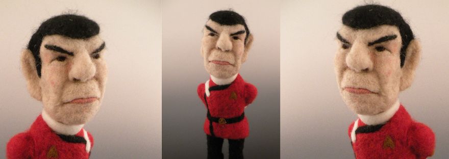 Li’l Spock – Needle Felted Vulcan