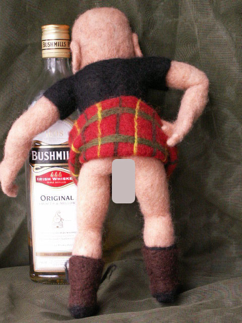 developing a needle felted character has some unexpected surprises