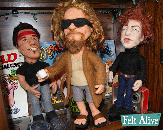 The Dude - Needle Felted Doll by Kay Petal