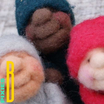 Needle Felted Pixies