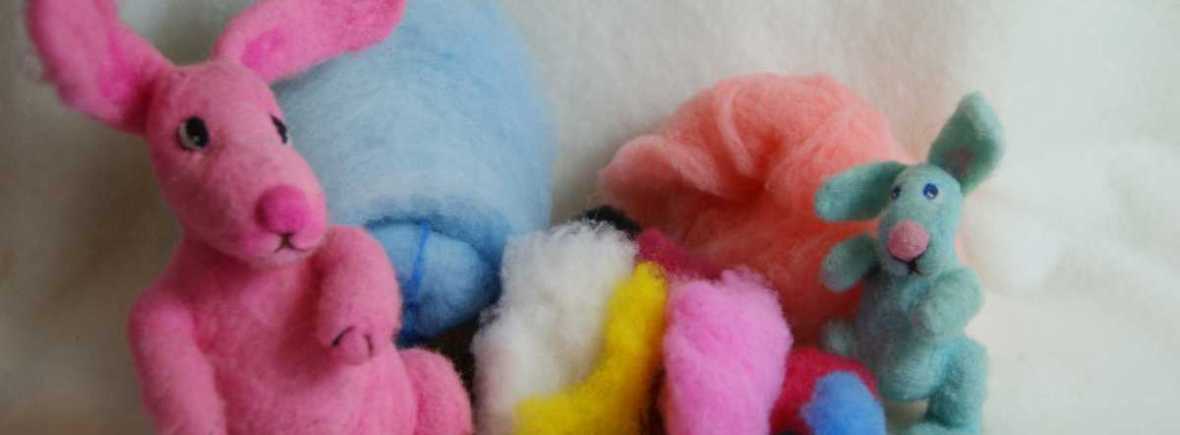 soft and adorable needle felted bunnies come to life on your felting pad in this easy needle felting video