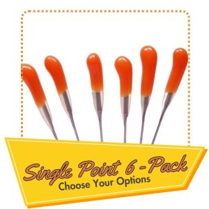 single point felting needles value-priced six-pack in your choice of sizes