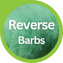 Learn More about our Green Reverse Barb Felting Needles